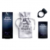 Темно-серое эрекционное кольцо Vibrating Love Ring с вибрацией - Fifty Shades of Grey - в Набережных Челнах купить с доставкой
