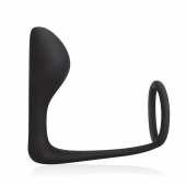 Стимулятор простаты с фиксацией эрекционным кольцом Prostate Gear - BlueLine - в Набережных Челнах купить с доставкой