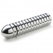 Рельефный фаллос для интенсивного электросекса Groovey George - 20 см. - MyStim - купить с доставкой в Набережных Челнах