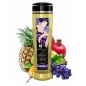 Массажное масло Libido Exotic Fruits с ароматом экзотических фруктов - 240 мл. - Shunga - купить с доставкой в Набережных Челнах