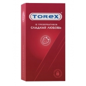 Презервативы Torex  Сладкая любовь  с ароматом клубники - 12 шт. - Torex - купить с доставкой в Набережных Челнах