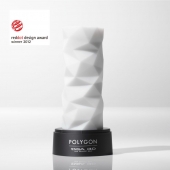 Белый 3D мастурбатор POLYGON - Tenga - в Набережных Челнах купить с доставкой