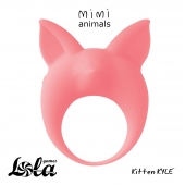 Оранжевое эрекционное кольцо Kitten Kyle - Lola Games - в Набережных Челнах купить с доставкой