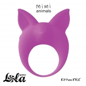 Фиолетовое эрекционное кольцо Kitten Kyle - Lola Games - в Набережных Челнах купить с доставкой