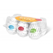 Набор из 6 мастурбаторов Tenga EGG Easy Beat с различным рельефом - Tenga - в Набережных Челнах купить с доставкой