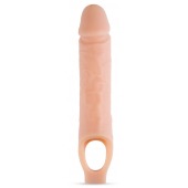 Телесный реалистичный фаллоудлинитель 10 Inch Silicone Cock Sheath Penis Extender - 25,4 см. - Blush Novelties - в Набережных Челнах купить с доставкой