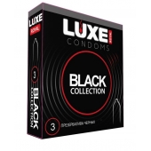 Черные презервативы LUXE Royal Black Collection - 3 шт. - Luxe - купить с доставкой в Набережных Челнах