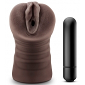 Коричневый мастурбатор-вагина Hot Chocolate Brianna - Blush Novelties - в Набережных Челнах купить с доставкой