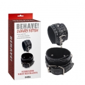 Черные наручники Surrender Wrist Restraints - Chisa - купить с доставкой в Набережных Челнах