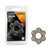 Дымчатое эрекционное кольцо Stay Hard Thick Bead Cock Ring - Blush Novelties - в Набережных Челнах купить с доставкой