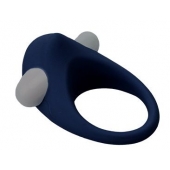 Гладкое синее эрекционное виброкольцо STIMU RING - Dream Toys - в Набережных Челнах купить с доставкой