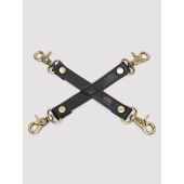 Черный фиксатор для манжет Bound to You Faux Leather Hogtie - Fifty Shades of Grey - купить с доставкой в Набережных Челнах
