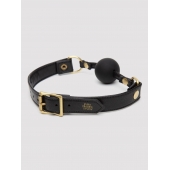 Черный кляп-шар Bound to You Faux Leather Ball Gag - Fifty Shades of Grey - купить с доставкой в Набережных Челнах