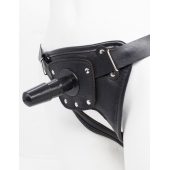 Черный пояс для насадок CLASS STRAP Restyling - LOVETOY (А-Полимер) - купить с доставкой в Набережных Челнах