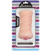 Телесный мастурбатор-вагина X-Basic Pocket Pussy без вибрации - Lovetoy - в Набережных Челнах купить с доставкой