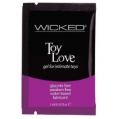 Лубрикант на водной основе для использования с игрушками WICKED Toy Love - 3 мл. - Wicked - купить с доставкой в Набережных Челнах