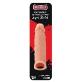 Телесная насадка EXTENDER WITH BALL STRAP 6.5 - 17 см. - Dream Toys - в Набережных Челнах купить с доставкой