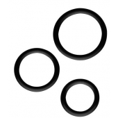 Набор из 3 эрекционных колец SILICONE COCKRINGS - Dream Toys - в Набережных Челнах купить с доставкой