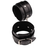 Черные оковы Classic Ankle Cuffs - Chisa - купить с доставкой в Набережных Челнах