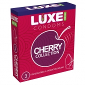 Презервативы с ароматом вишни LUXE Royal Cherry Collection - 3 шт. - Luxe - купить с доставкой в Набережных Челнах