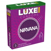 Презервативы с увеличенным количеством смазки LUXE Royal Nirvana - 3 шт. - Luxe - купить с доставкой в Набережных Челнах