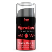Жидкий интимный гель с эффектом вибрации Vibration! Strawberry - 15 мл. - INTT - купить с доставкой в Набережных Челнах