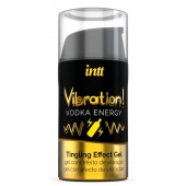 Жидкий интимный гель с эффектом вибрации Vibration! Vodka Energy - 15 мл. - INTT - купить с доставкой в Набережных Челнах