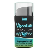 Жидкий интимный гель с эффектом вибрации Vibration! Gin   Tonic - 15 мл. - INTT - купить с доставкой в Набережных Челнах