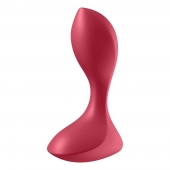 Красный вибромассажёр простаты Satisfyer Backdoor Lover - 14 см. - Satisfyer - в Набережных Челнах купить с доставкой