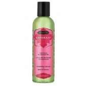 Массажное масло Naturals Strawberry Dreams с ароматом клубники - 59 мл. - Kama Sutra - купить с доставкой в Набережных Челнах