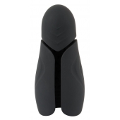 Черный силиконовый вибромастурбатор с нагревом Masturbator with 2 Functions - Orion - в Набережных Челнах купить с доставкой