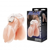 Прозрачная клетка целомудрия Acrylic See-thru Chastity Cage - BlueLine - купить с доставкой в Набережных Челнах