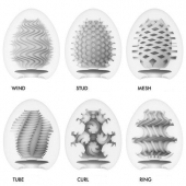 Набор из 6 мастурбаторов Tenga EGG IV с различным рельефом - Tenga - в Набережных Челнах купить с доставкой
