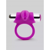 Лиловое виброкольцо с пультом ДУ Remote Control Cock Ring - Happy Rabbit - в Набережных Челнах купить с доставкой