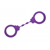 Фиолетовые силиконовые поножи Limitation - Lola Games - купить с доставкой в Набережных Челнах