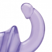 Фиолетовый безремневой страпон Strapless Strap-On - Lux Fetish - купить с доставкой в Набережных Челнах