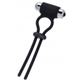 Черное эрекционное лассо на пенис Jat - A-toys - в Набережных Челнах купить с доставкой