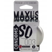 Экстремально тонкие презервативы в железном кейсе MAXUS Extreme Thin - 3 шт. - Maxus - купить с доставкой в Набережных Челнах