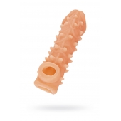 Телесная закрытая насадка с пупырышками Cock Sleeve Size M - 15,6 см. - KOKOS - в Набережных Челнах купить с доставкой