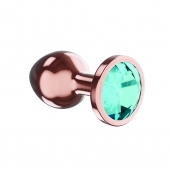 Пробка цвета розового золота с малиновым кристаллом Diamond Topaz Shine L - 8,3 см. - Lola Games - купить с доставкой в Набережных Челнах