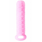 Розовый фаллоудлинитель Homme Long - 13,5 см. - Lola Games - в Набережных Челнах купить с доставкой