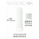 Белый фаллоудлинитель Homme Wide - 13 см. - Lola Games - в Набережных Челнах купить с доставкой