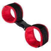 Красно-черные велюровые оковы Anonymo - ToyFa - купить с доставкой в Набережных Челнах