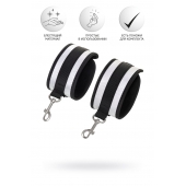 Серебристо-черные наручники Anonymo - ToyFa - купить с доставкой в Набережных Челнах