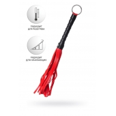 Красно-черный флоггер Anonymo - 28 см. - ToyFa - купить с доставкой в Набережных Челнах