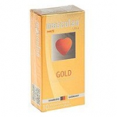 Презервативы Masculan Ultra Gold с золотым напылением и ароматом ванили - 10 шт. - Masculan - купить с доставкой в Набережных Челнах