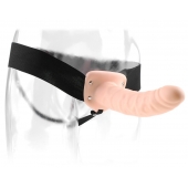 Полый страпон 8  Hollow Strap-On телесного цвета - 19 см. - Pipedream - купить с доставкой в Набережных Челнах