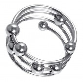 Большое металлическое кольцо под головку пениса - ToyFa - купить с доставкой в Набережных Челнах