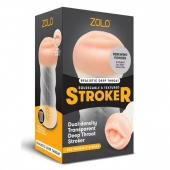 Мастурбатор-ротик ZOLO DEEP THROAT - Zolo - в Набережных Челнах купить с доставкой