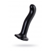 Черный стимулятор для пар P G-Spot Dildo Size L - 19 см. - Strap-on-me - в Набережных Челнах купить с доставкой